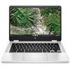 HP Chromebook x360 14a-ca0019nl Intel® Celeron® N4120 35,6 cm (14") Touch screen Full HD 4 GB LPDDR4-SDRAM 64 GB eMMC Wi-Fi 5 (802.11ac) ChromeOS Argento