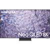 Samsung Series 8 TV QE65QN800CTXZT Neo QLED 8K, Smart TV 65" Processore Neural Quantum 8K, Dolby Atmos e OTS+, Titan Black 2023