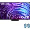 Samsung TV OLED 4K 65" QE65S95DATXZT Smart TV Wi-Fi Graphite Black 2024, Processore NQ4 AI GEN2, OLED Glare Free, Infinity One Design, Dolby Atmos