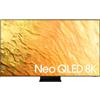 Samsung TV Neo QLED 8K 85" QE85QN800B Smart TV Wi-Fi Stainless Steel 2022, Mini LED, Processore Neural Quantum 8K, Ultra sottile, Gaming mode, Suono 3D