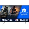 Hisense 43E7KQ TV 109,2 cm (43") 4K Ultra HD Smart TV Wi-Fi Nero 250 cd/m²