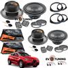 HERTZ Kit 8 Casse Altoparlanti Hertz Linea Cento Ck165 Ant+Post per Alfa Romeo Stelvio