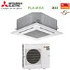 Mitsubishi Electric Climatizzatore Condizionatore Mitsubishi Electric Cassetta Power Inverter 90x90 a 4 Vie 21000 Btu PLA-M60EA + PUZ-ZM60VHA R-32 Wi-Fi Optional con Griglia Inclusa