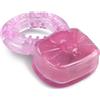 Easytoys - Anello fallico vibrante rosa con stimolazione del clitoride