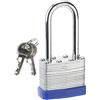 CL-Link - Lucchetto lungo con chiavi, resistente, resistente alle intemperie, laminato per armadietti, palestra, scuola, garage, recinzione, capannone