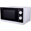 Sharp Home Appliances R-600WW forno a microonde Superficie piana Microonde combinato 20 L 800 W Nero, Bianco