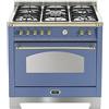 Logilink Lofra DOLCEVITA RLVG96MFT/CI Cucina Gas 5 Fornelli 1 Elettrico da 90 cm Blu