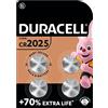 Duracell 4X Duracell CR 2025 Con Litio (1 Blister Da 4 Batterie) 4 pile