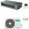 Hisense Climatizzatore Condizionatore Hisense Canalizzabile R32 9000 BTU ADT26UX4RBL8 INVERTER Classe A++/A+