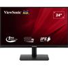 Viewsonic Monitor PC 24 Full HD Display LED 1920 x 1080 Pixel Luminosità 250 cd/m2 Risposta 1 ms HDMI VGA colore Nero - VA240-H