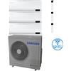 Samsung Climatizzatore Condizionatore Samsung Windfree Elite R32 Wifi Trial Split Inverter 12000 + 12000 + 12000 BTU con U.E. AJ068TXJ3KG/EU NOVITÁ Classe A++/A+