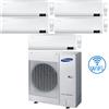 Samsung Climatizzatore Condizionatore Samsung Windfree Elite R32 Wifi Penta Split Inverter 7000 + 9000 + 9000 + 12000 + 12000 BTU con U.E. AJ100TXJ5KG/EU NOVITÁ Classe A++/A+