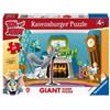 Ravensburger Puzzle 60 Pezzi Giant Tom e Jerry di Ravensburger