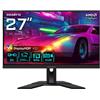 GIGABYTE M27Q X 27" Monitor da Gioco QHD - 2560 x 1440 (QHD), 240Hz, 1ms, 250 cd/m2, FreeSync Premium, Display HDR400, HDMI 2.0, Displayport 1.4