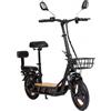 KuKirin C1 Pro (Versione aggiornata) Scooter elettrico pieghevole con sedile, motore 500W, batteria 48V 26Ah