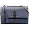 Gucci Pre-Owned - Borsa a tracolla Miss Bamboo media 2000-'15 - Donna - pelle di vitello - Taglia unica - Blu