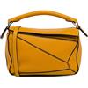 Loewe Pre-Owned - Borsa a tracolla Mini Puzzle 2020 - Donna - pelle di vitello - Taglia unica - Giallo
