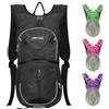 ONTYZZ Zaino Bicicletta 12L Unisex Nylon Zaino Sportivo Impermeabile per Fitness Corsa Escursionismo Arrampicata Campeggio Sci Trekking Bicicletta Zaino Verde