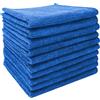 SBS Panni in Microfibra 10 pezzi vari colori a scelta 30 x 30 cm., Microfibra, Blau, 30x30