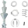 LT Easiyl Un set di kit di riparazione per serratura della portiera anteriore sinistra o destra compatibile con BMW Serie 3 E90 E91 E92 E93 lunghezza 78 mm kit di riparazione cilindro serratura
