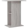 vidaXL Supporto per Acquario 60,5x36x72,5 cm Multistrato Grigio Sonoma, Mobile per Acquario, Supporto per Acquario in Legno, mobiletto per Acquario