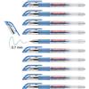 edding Gelroller, 4-2185003 - Roller a Inchiostro Gel a punta, 10 Pezzi, blu