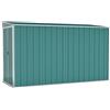 vidaXL Capanno Giardino a Parete Verde 118x288x178 cm Acciaio Zincato