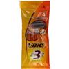 BIC - Set di 3 buste di 4 Rasoi N ° 3 sensitive (3 lame) + banda Lubrificante