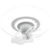BEL AIR HOME - Ventilatore da Soffitto RAKI Con Motore DC, Luce LED 80 W e Telecomando - Efficiente Ventilazione a 4 Velocità per Estate e Plafoniera per l'Inverno (50 CM MOVE)