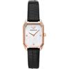 Emporio Armani Orologio donna, movimento a due lancette, cassa in acciaio inossidabile oro rosa 24 mm con cinturino in pelle, AR11390