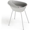 OKBABY S.R.L. Ok Baby Vaschetta Bella con Cavalletto di Supporto per il Bagnetto del Neonato 0-12 Mesi Grigio