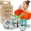 orinko - 30 Perle in Ceramica Em® - Migliorano la qualità dell'Acqua - Riducono Il calcare - Adatto per Lavatrice e per 2 Decanter, Bottiglie, zucche, zucche, caffettiera, bollitori