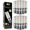 CLAR - Lampadine LED E27, Lampadina Fredda, 8W (Pack 10)