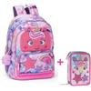 ZAINO SCUOLA ORGANIZZATO? 3 SCOMPARTI MOFUMOFU UNICORN + ASTUCCIO 3 ZIP