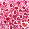 EinsSein Caramelle Cuore Rosa Rosso Bianco 500g - Caramelle Dure Artigianali per Matrimonio Battesimo Comunione Festa San Valentino Decorazione Tavola e Regali Dolci