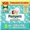 Pampers Baby Dry Midi, 168 Pannolini, Taglia 3 (4-9 kg), Cartone Da 56X3