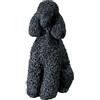Sandicast - Scultura barboncino nero, bianco, Mid Size
