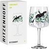 Ritzenhoff 3458002 Bicchiere da gin 700 ml - Serie Fabelkraft motivo n. 2 - Bicchiere da cocktail con illustrazione di Venere - Made in Germany