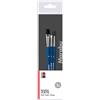 Marabu Set di pennelli Tessuti, 3 pennelli per Pittura in Legno Certificato FSC, pennelli con peli Sintetici Piatti e tondi, per la Pittura di Tessuti, 0186000000200