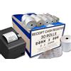 Tecnocarta Rotoli Omologati 80mm x 80mt per Registratore di Cassa - Carta Termica - Diametro 80mm - Made in Italy (30 Rotoli)