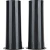 Zunate Tubi Porta Altoparlante per Amplificazione dei Bassi, Sostituzione Porte Aria Subwoofer e Parti Fai-da-te 50 Mm X 141 Mm Tubo Porta Porta Altoparlante, Confezione da 2(Nero)