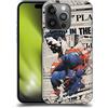 Head Case Designs Licenza Ufficiale Superman DC Comics Giornale 80esimo Anniversario Custodia Cover Dura per Parte Posteriore Compatibile con Apple iPhone 14 PRO