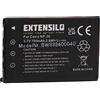 Vhbw 3 Batterie Compatibili Casio NP-110 Per Fotocamere Exilim EX-Z2000, EX-FC200S E Altre (750mAh, Li-Ion)