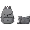 Kipling City Pack S, Zaino Donna, Blu (Active Denim), Taglia unica IZELLAH, Borse a Tracolla, Donna, Blu (Active Denim), Taglia unica
