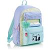Back2Fun Mochila Bolsillo 3 Comp B2f, Zaino Unisex-Bambini e Ragazzi, Panda Multicolore, 290 x 390 x 125 mm