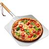 onlyfire Pala per pizza grande buccia di alluminio pizza 30,5 centimetri x 35.6 cm per la cottura della pizza fatta a mano, 71,1 cm nel complesso, per qualsiasi esterno o interno Pizza Grill forno