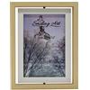 Smiling Art Cornice per 2 Foto in Legno con Vetro, Doppia Cornice Girevole, Vetro (2 x 13 x 18 cm, beige + bianco)