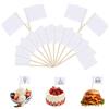 chenyu 300Pezzi Stuzzicadenti Decorativi Bandiera Bianca con Stuzzicadenti | Stuzzicadenti per Feste Decorazioni Cocktail Perfetto Per Una Cena A Buffet con un Cocktail Sandwich Al Formaggio