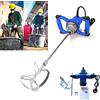 AutoBaBa Miscelatore Professionale per Cemento 2600W 230V Agitatore Mescolatore per Malta Mescolatore Betoniera, 6 Velocità, per Miscelazione di Vernice, Cemento, Calcestruzzo, Malta, Foraggio, ecc