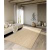 Villeroy & Boch Tappeto di iuta Rosalie naturale per soggiorno, 100% juta, tessuto a mano ed ecologico, in iuta per soggiorno, camera da letto, sala da pranzo, oro naturale, 120 x 170 cm